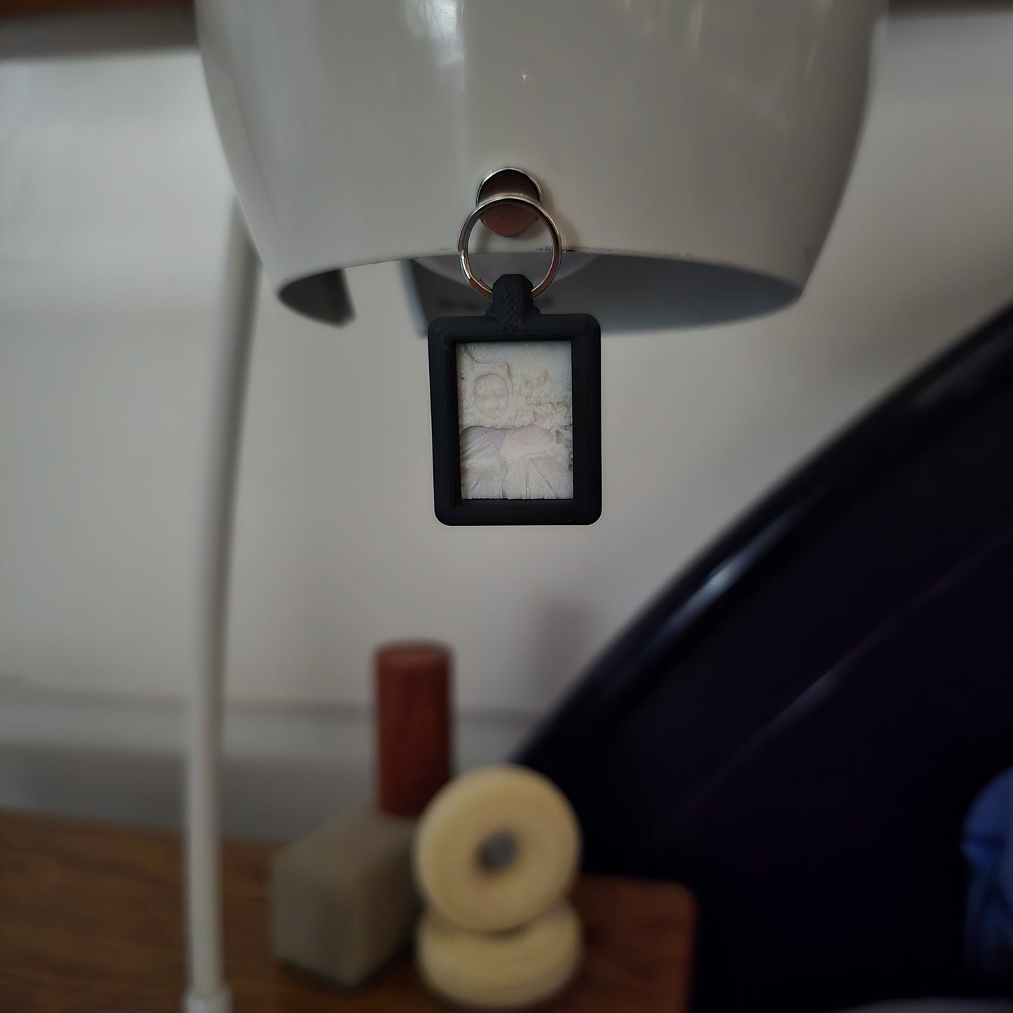 Mini Lithofaanfoto - 3D Photo Keychain