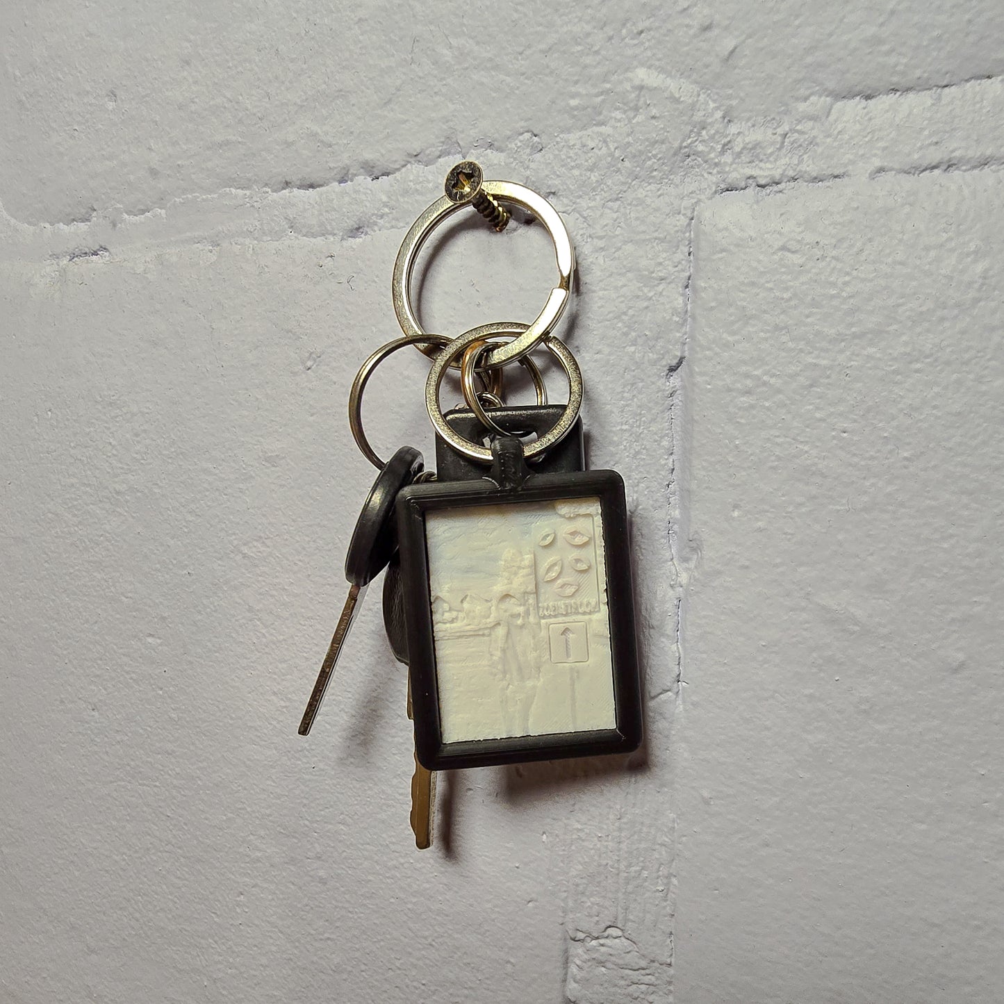 Medium Lithofaanphoto - 3D Photo Keychain