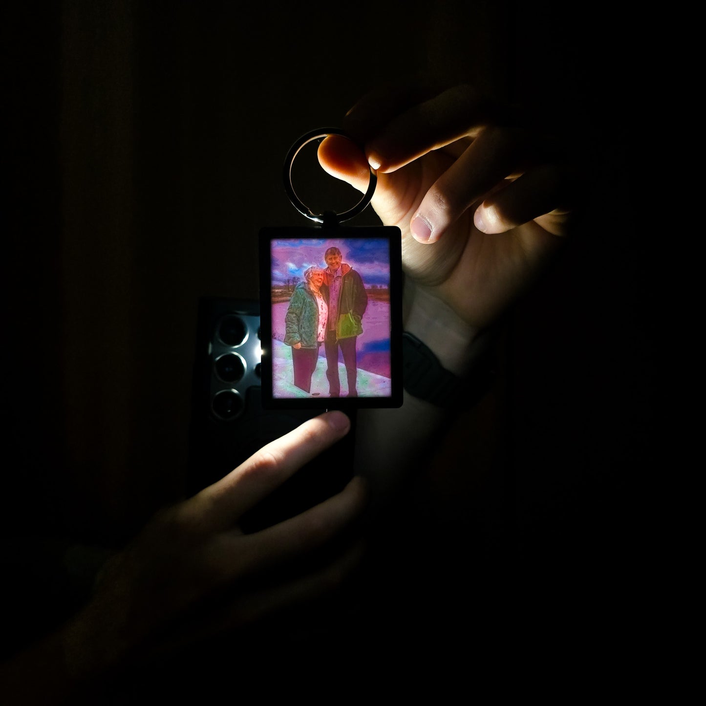 Maxi Lithophane Photo - 3D Photo Keychain
