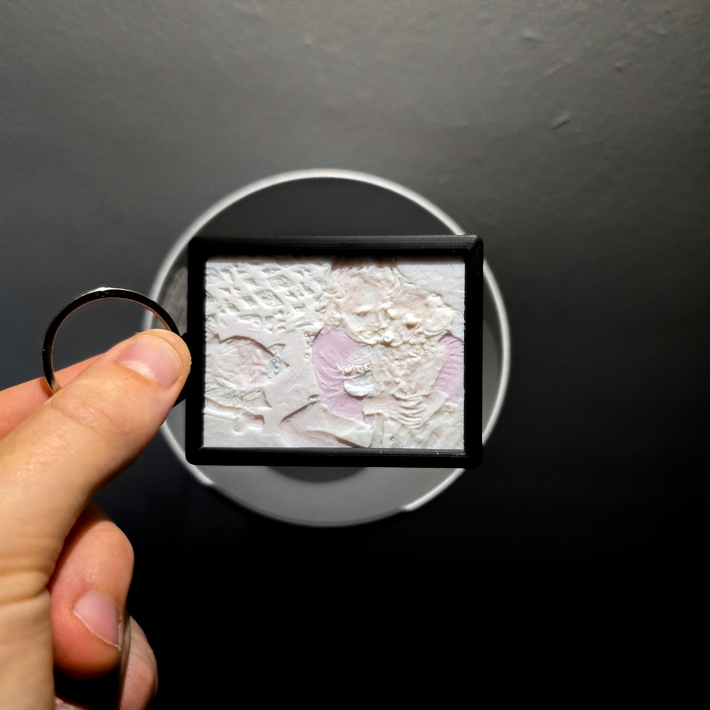 Maxi Lithophane Photo - 3D Photo Keychain