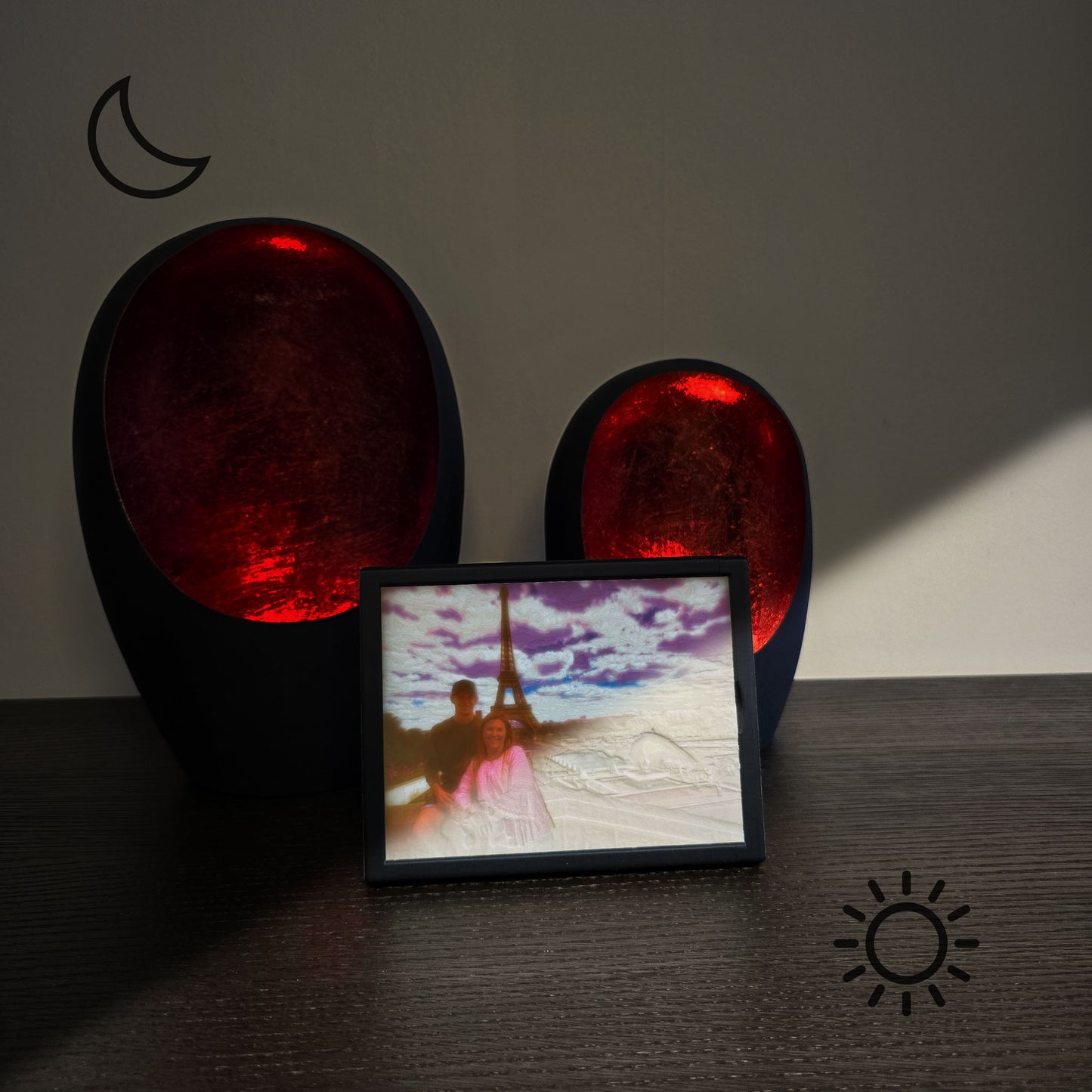 Gold Souvenir Package - Personalized Night Light and 3D Photo Keychain