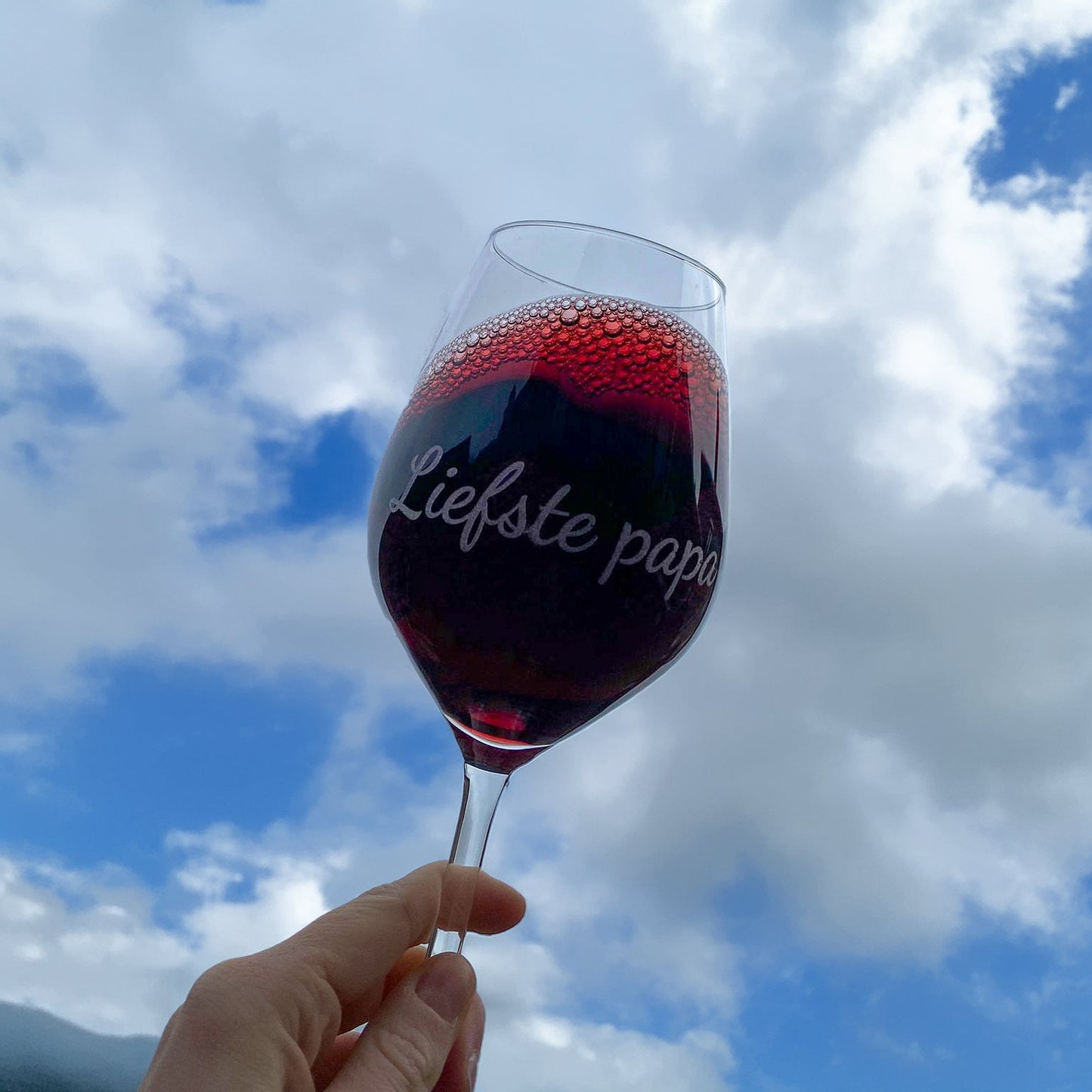 Foto - gegraveerd wijnglas met naam - iMsignMo