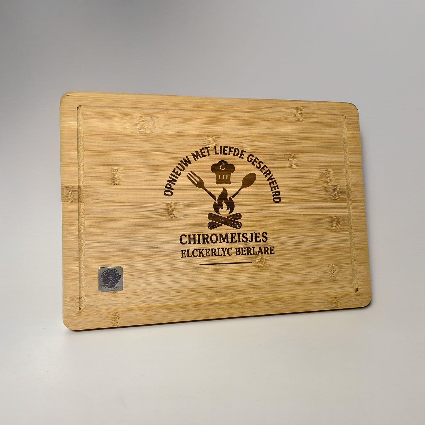 Thank you serving tray with engraving for cooking parents – custom made (ON REQUEST)