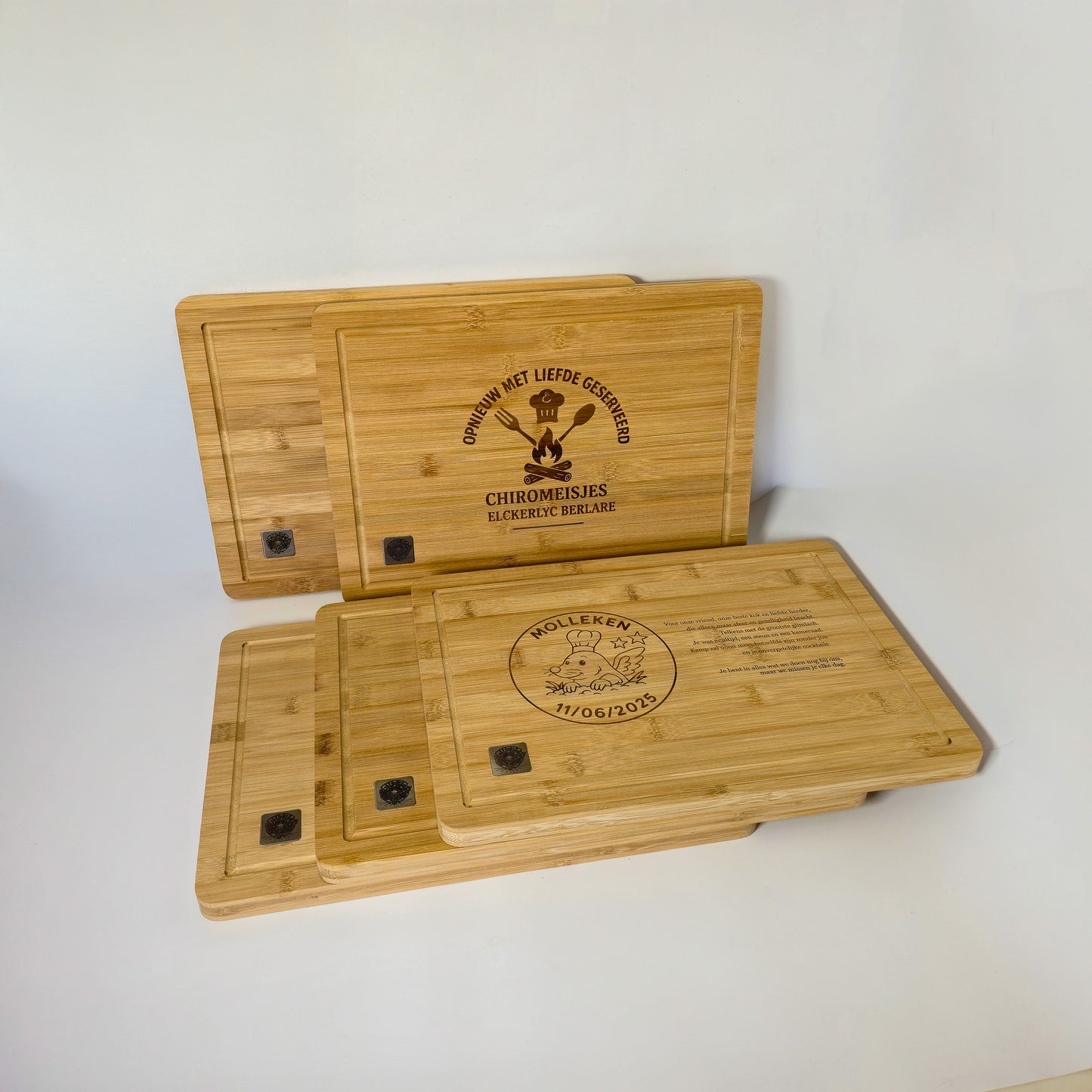 Thank you serving tray with engraving for cooking parents – custom made (ON REQUEST)
