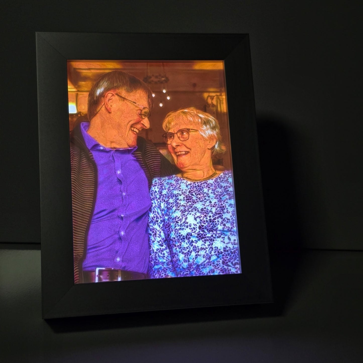 Fotolamp-urne Interna in Zilver Mat | Twee interne asbuisjes | FAURA