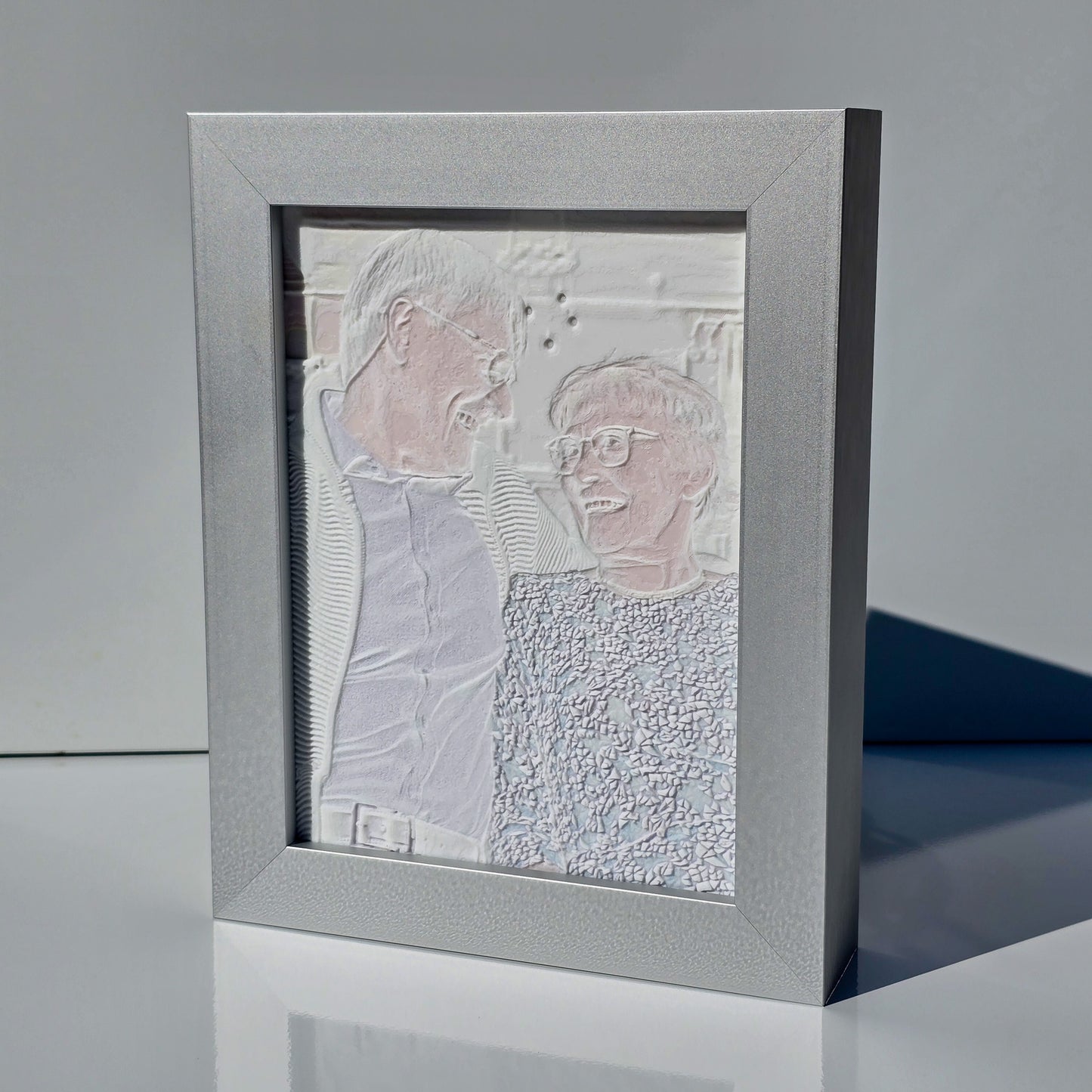 Fotolamp-urne Interna in Zilver Mat | Twee interne asbuisjes | FAURA