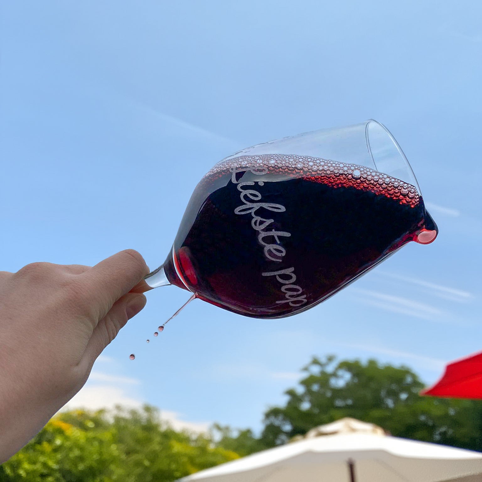 Foto - gegraveerd wijnglas met naam - iMsignMo